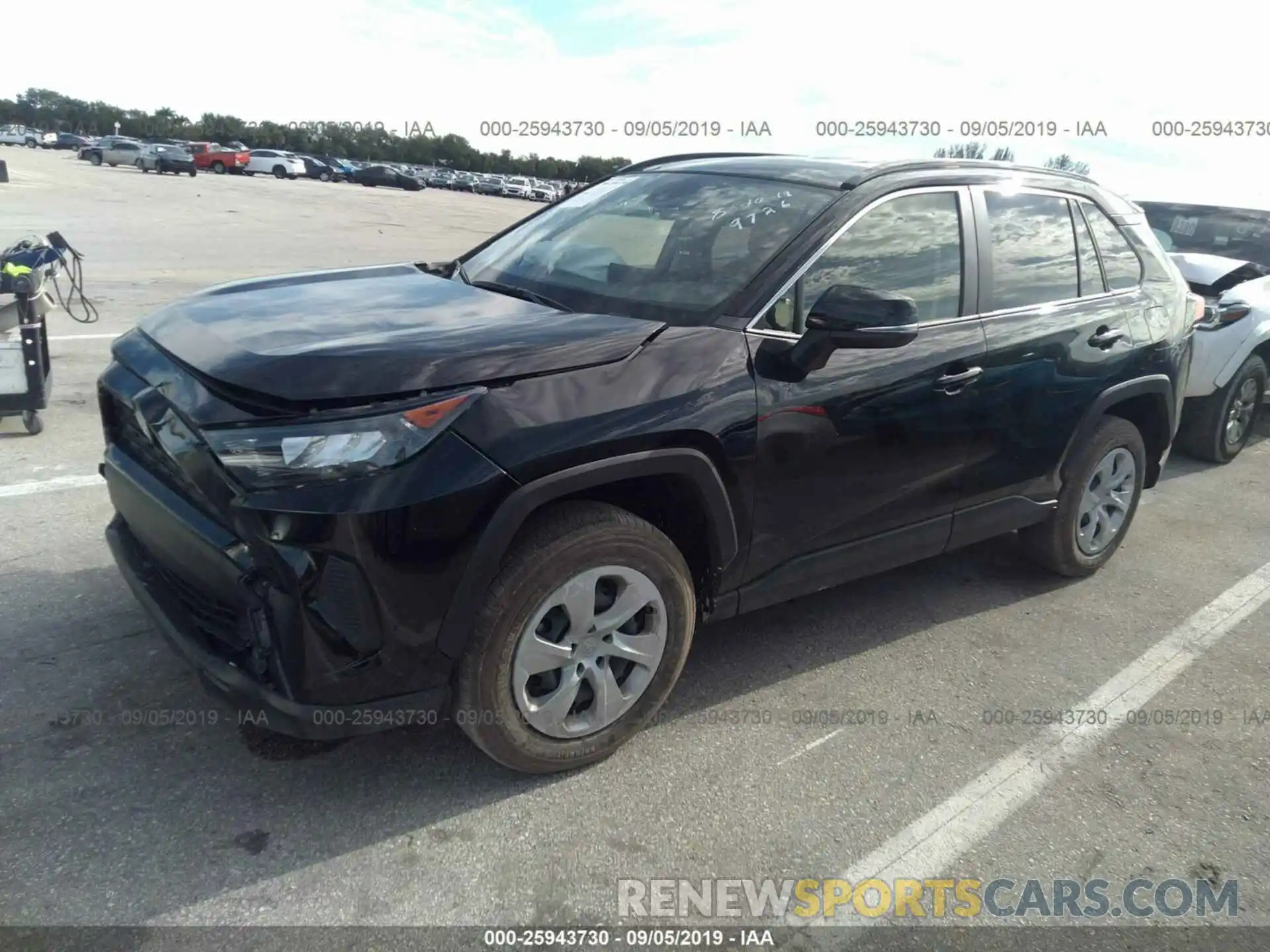 2 Photograph of a damaged car JTMK1RFV0KD009726 TOYOTA RAV4 2019