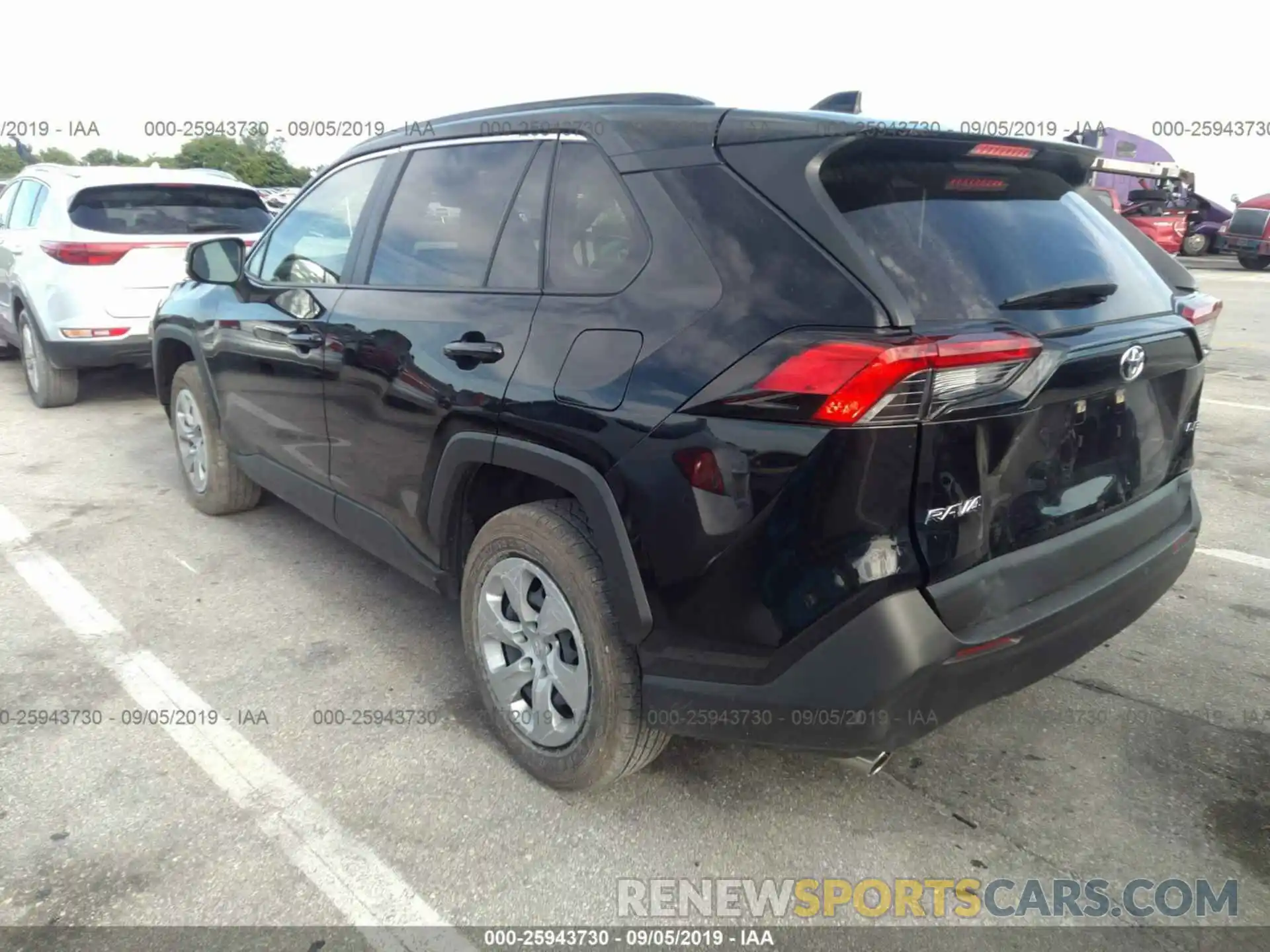 3 Фотография поврежденного автомобиля JTMK1RFV0KD009726 TOYOTA RAV4 2019