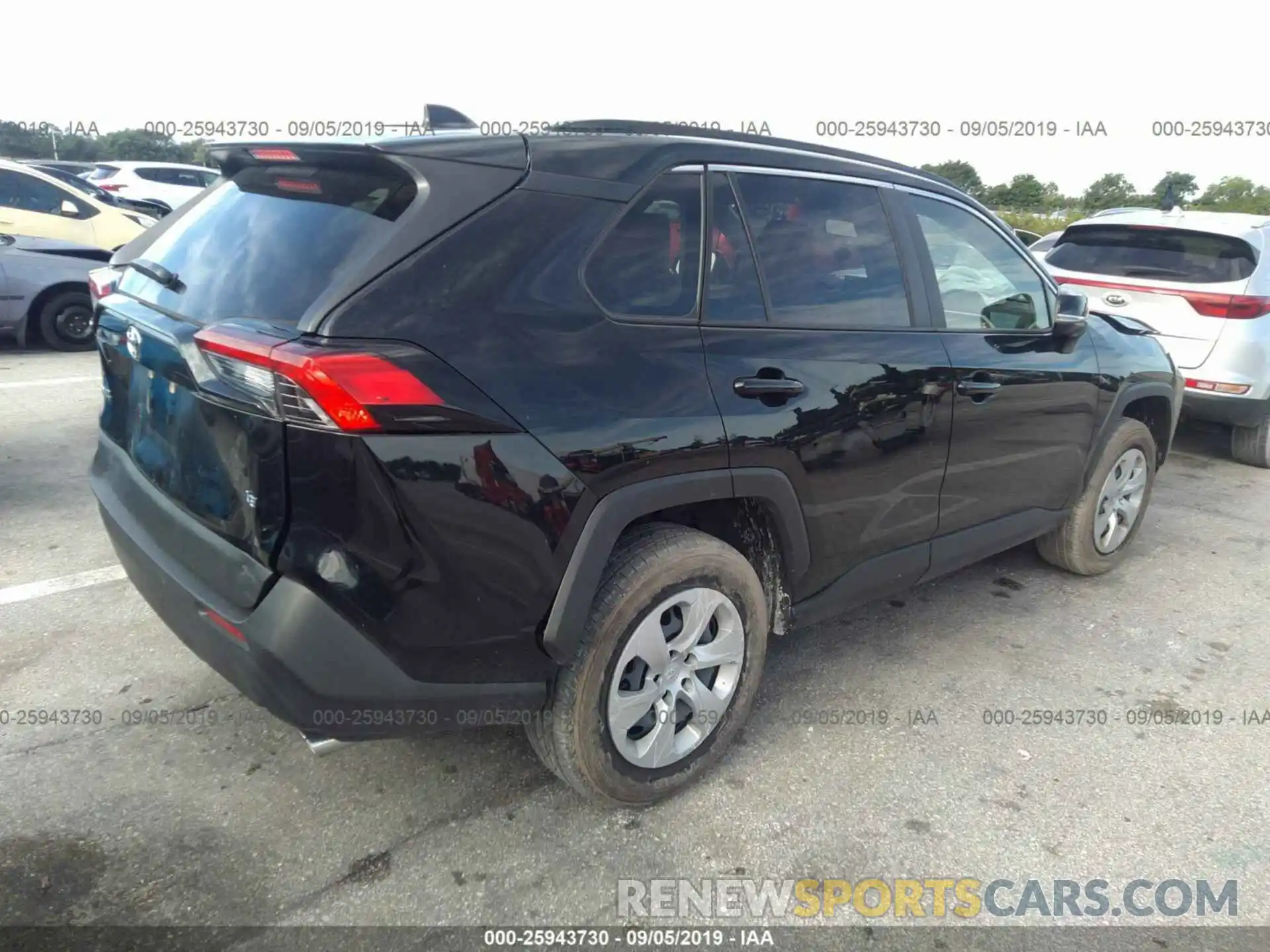 4 Фотография поврежденного автомобиля JTMK1RFV0KD009726 TOYOTA RAV4 2019