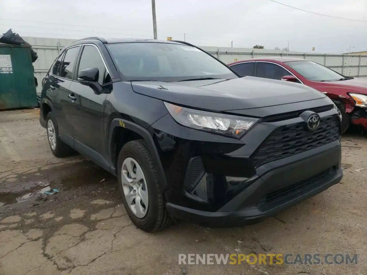 1 Photograph of a damaged car JTMK1RFV0KD013629 TOYOTA RAV4 2019