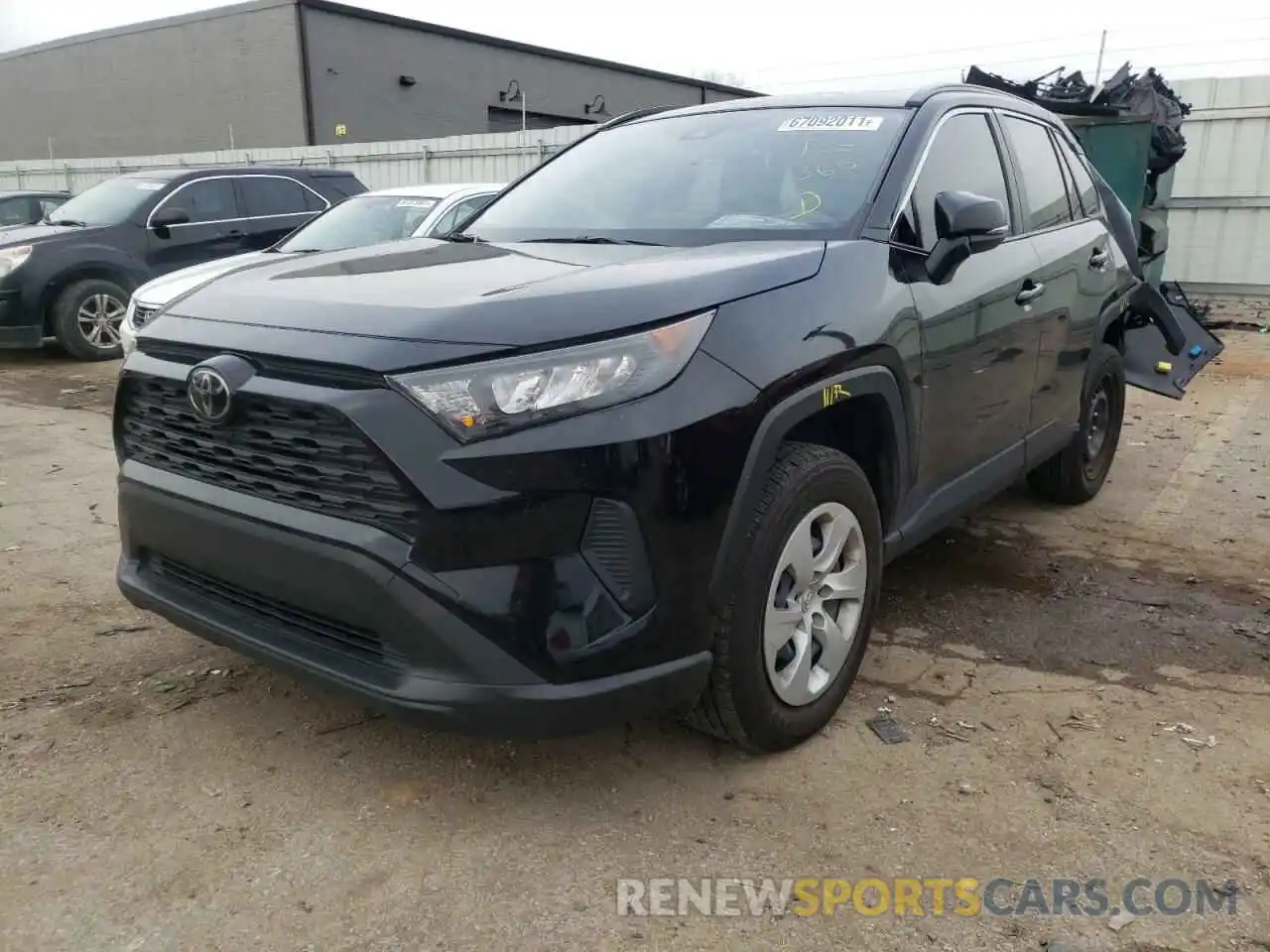 2 Photograph of a damaged car JTMK1RFV0KD013629 TOYOTA RAV4 2019