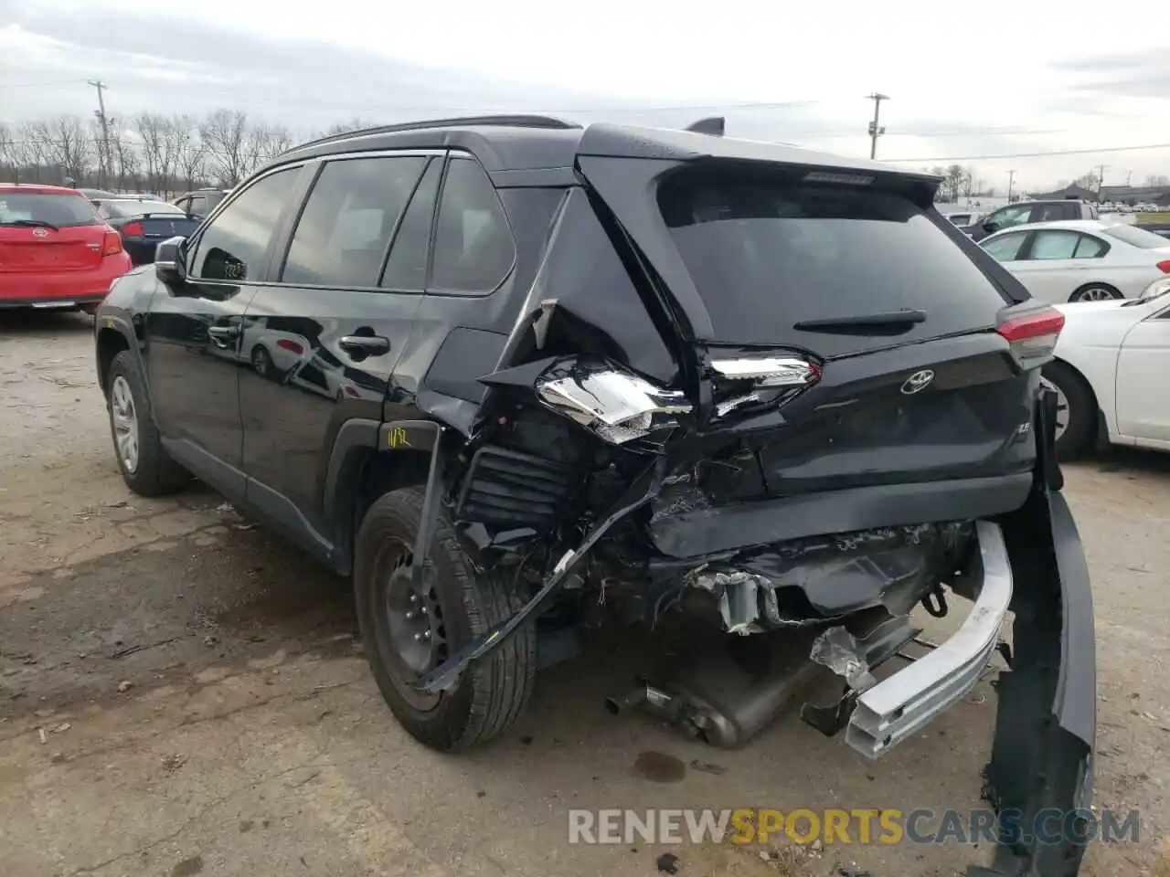 3 Photograph of a damaged car JTMK1RFV0KD013629 TOYOTA RAV4 2019