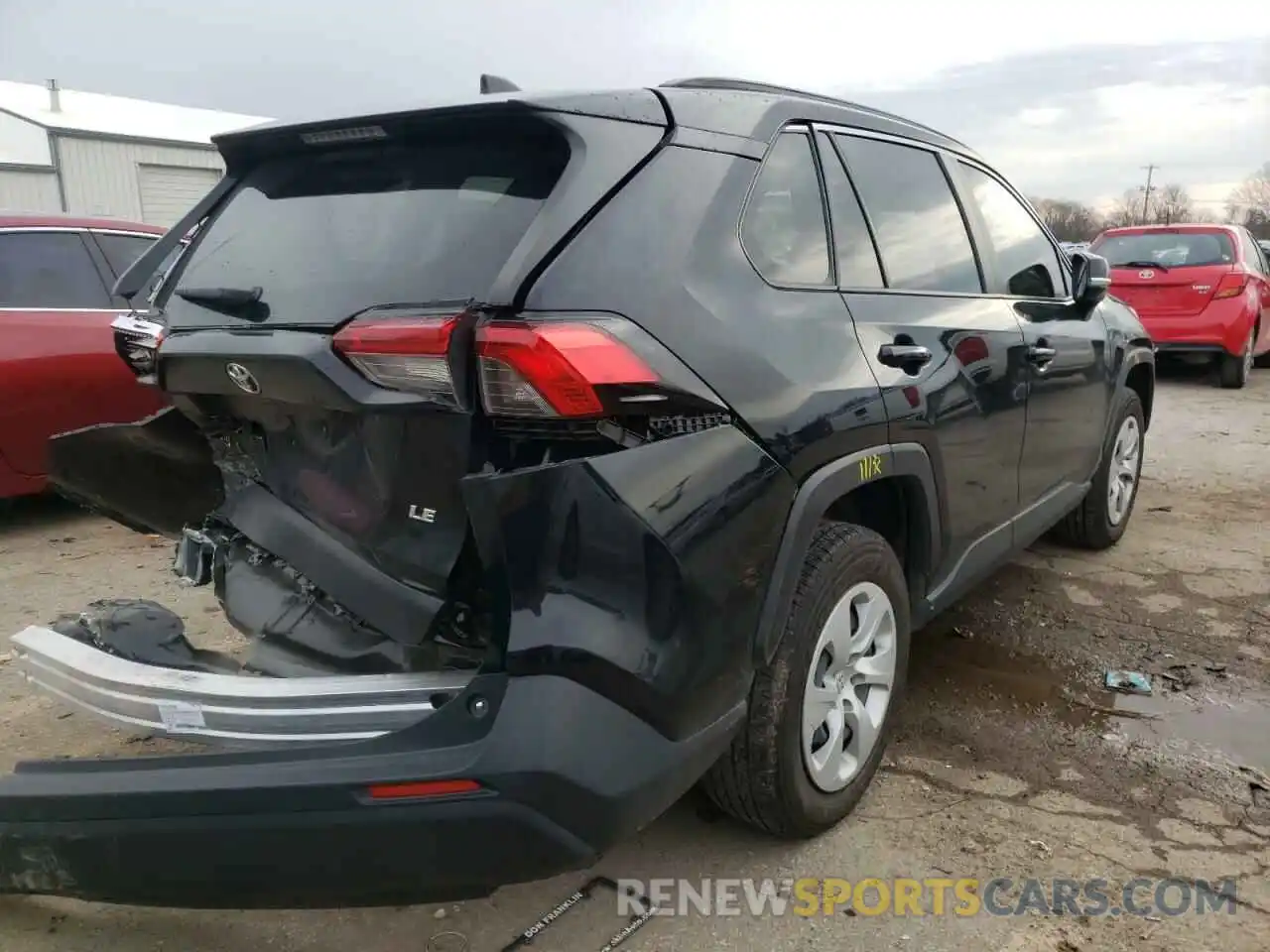 4 Photograph of a damaged car JTMK1RFV0KD013629 TOYOTA RAV4 2019