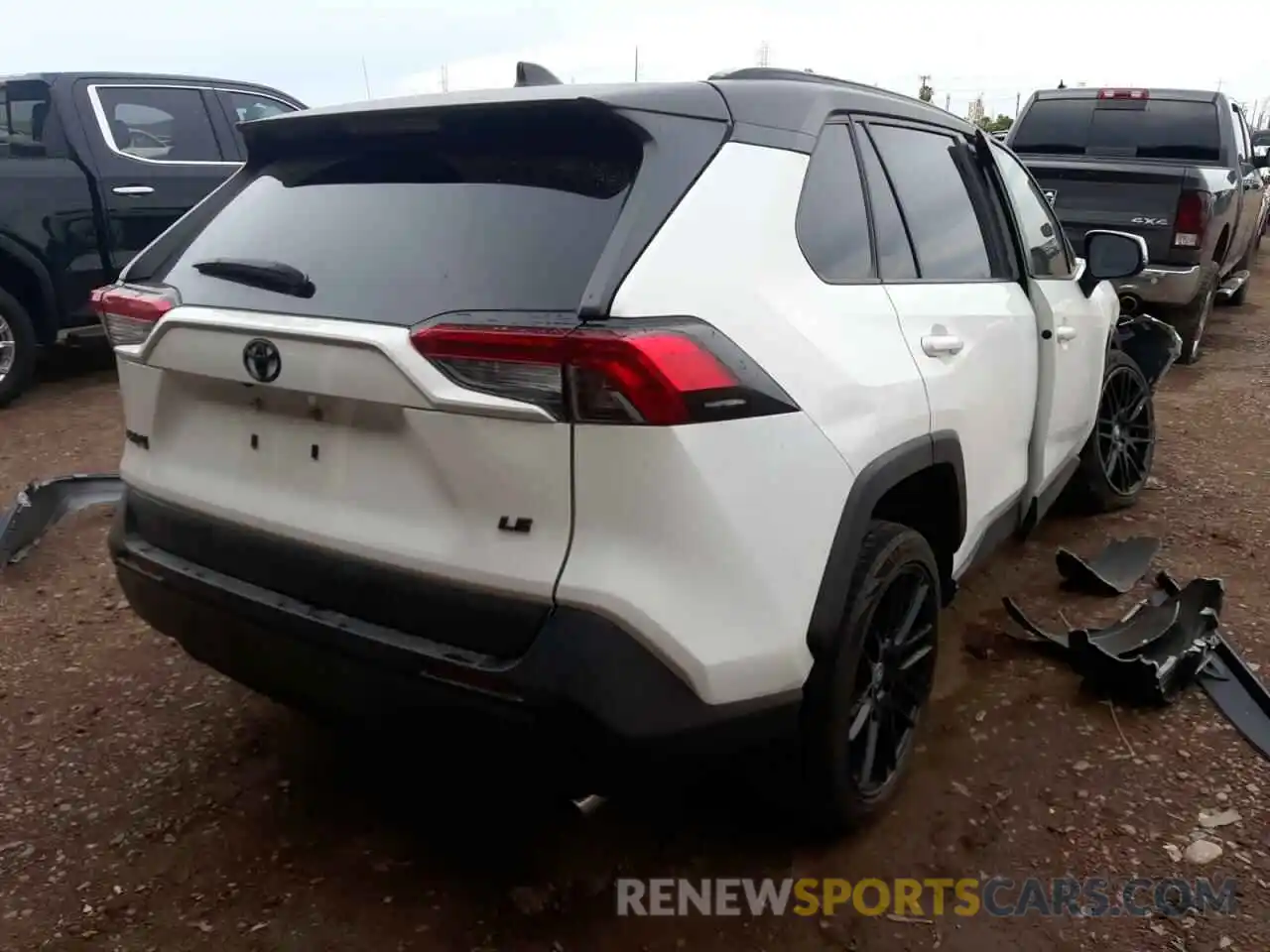 4 Фотография поврежденного автомобиля JTMK1RFV0KD025229 TOYOTA RAV4 2019