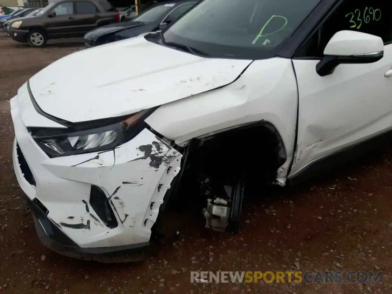 9 Photograph of a damaged car JTMK1RFV0KD025229 TOYOTA RAV4 2019