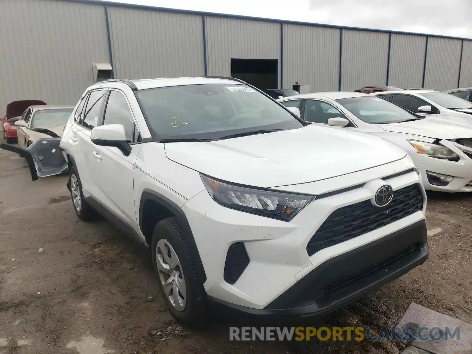 1 Photograph of a damaged car JTMK1RFV0KD029846 TOYOTA RAV4 2019