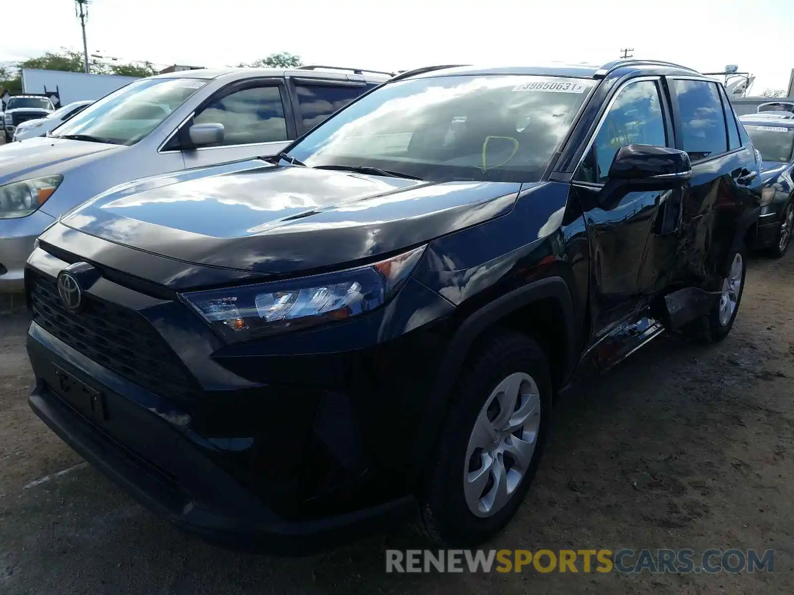 2 Photograph of a damaged car JTMK1RFV0KD037865 TOYOTA RAV4 2019