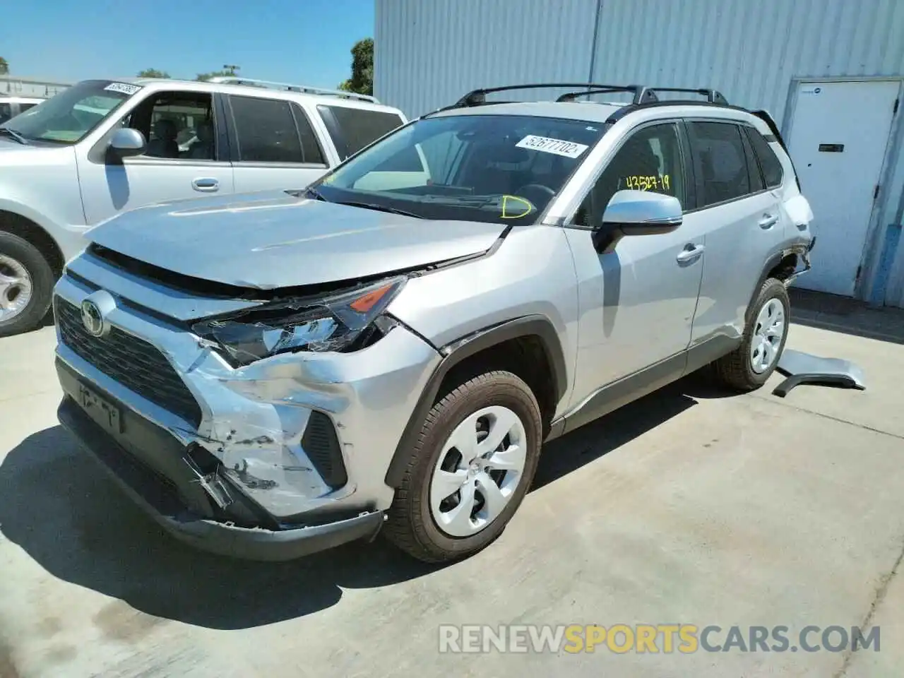 2 Photograph of a damaged car JTMK1RFV0KJ003183 TOYOTA RAV4 2019