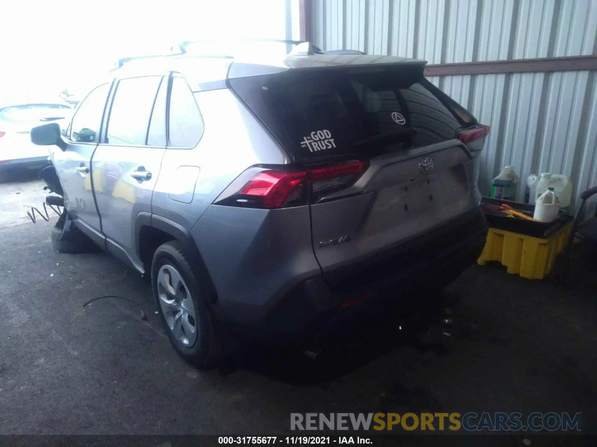 3 Photograph of a damaged car JTMK1RFV0KJ007413 TOYOTA RAV4 2019