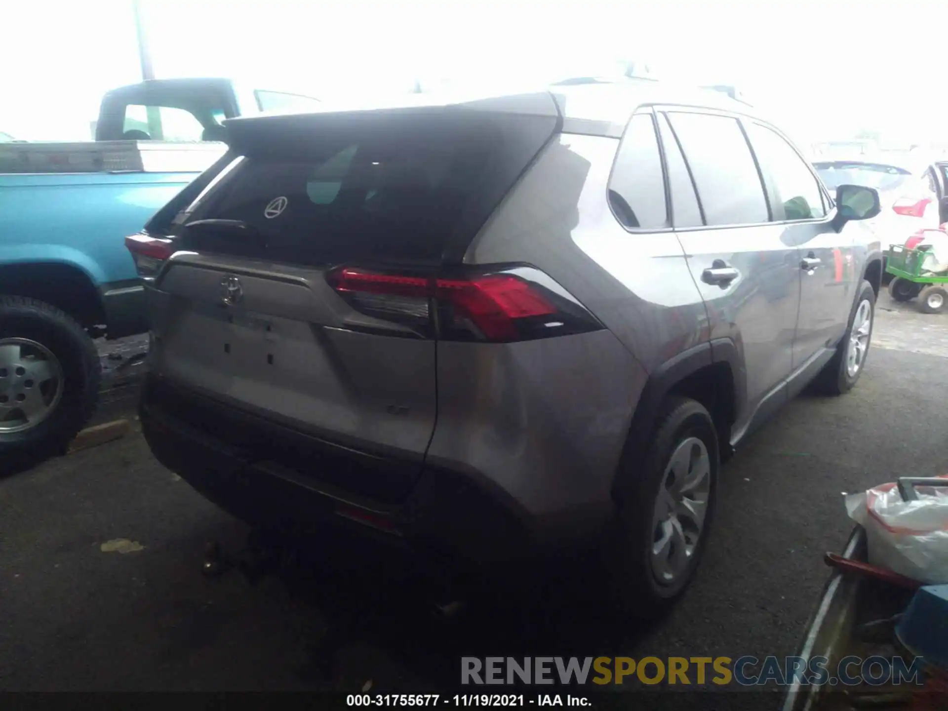 4 Photograph of a damaged car JTMK1RFV0KJ007413 TOYOTA RAV4 2019