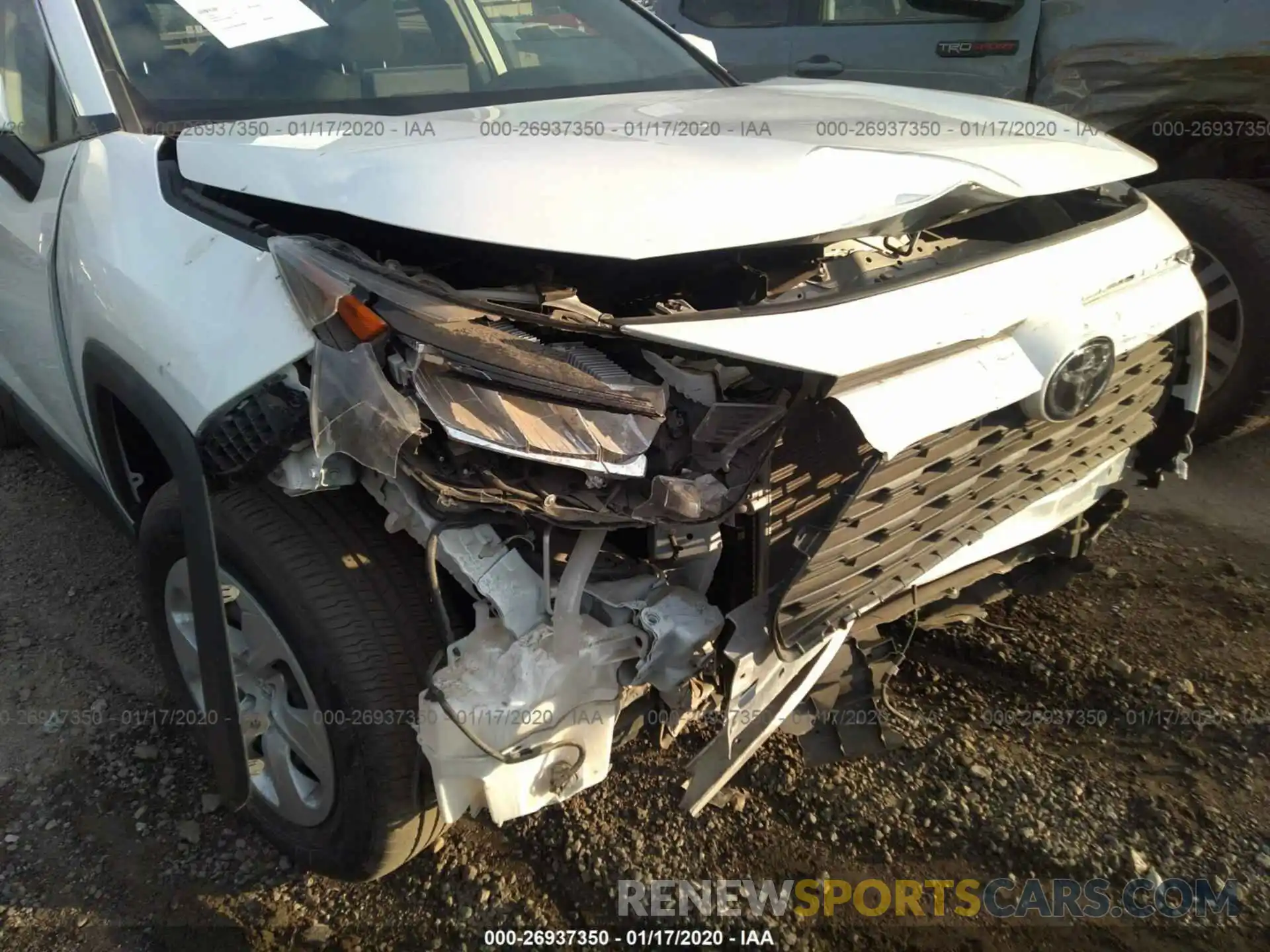 6 Photograph of a damaged car JTMK1RFV0KJ009534 TOYOTA RAV4 2019
