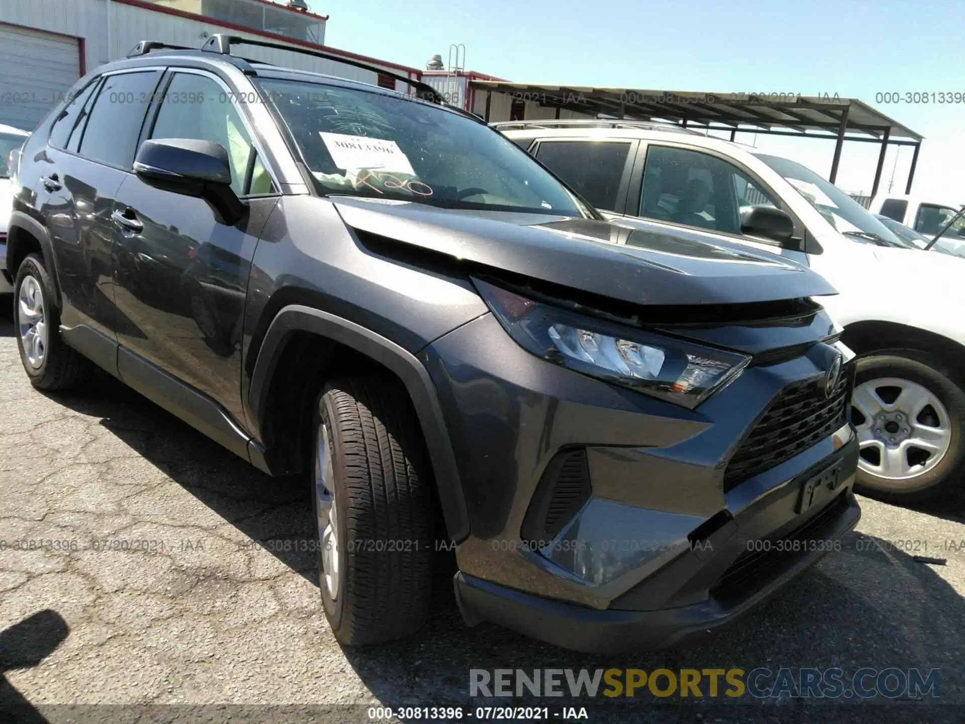 1 Photograph of a damaged car JTMK1RFV0KJ010084 TOYOTA RAV4 2019