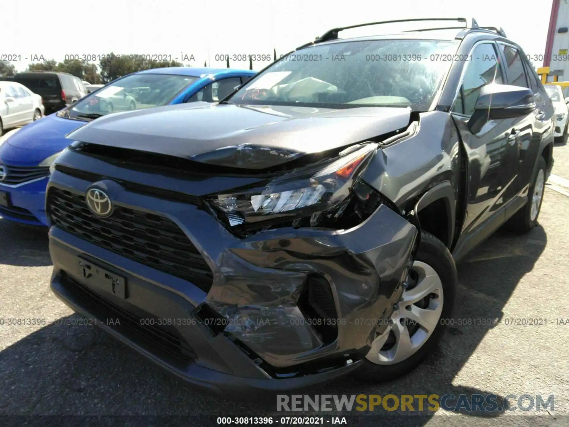 2 Photograph of a damaged car JTMK1RFV0KJ010084 TOYOTA RAV4 2019