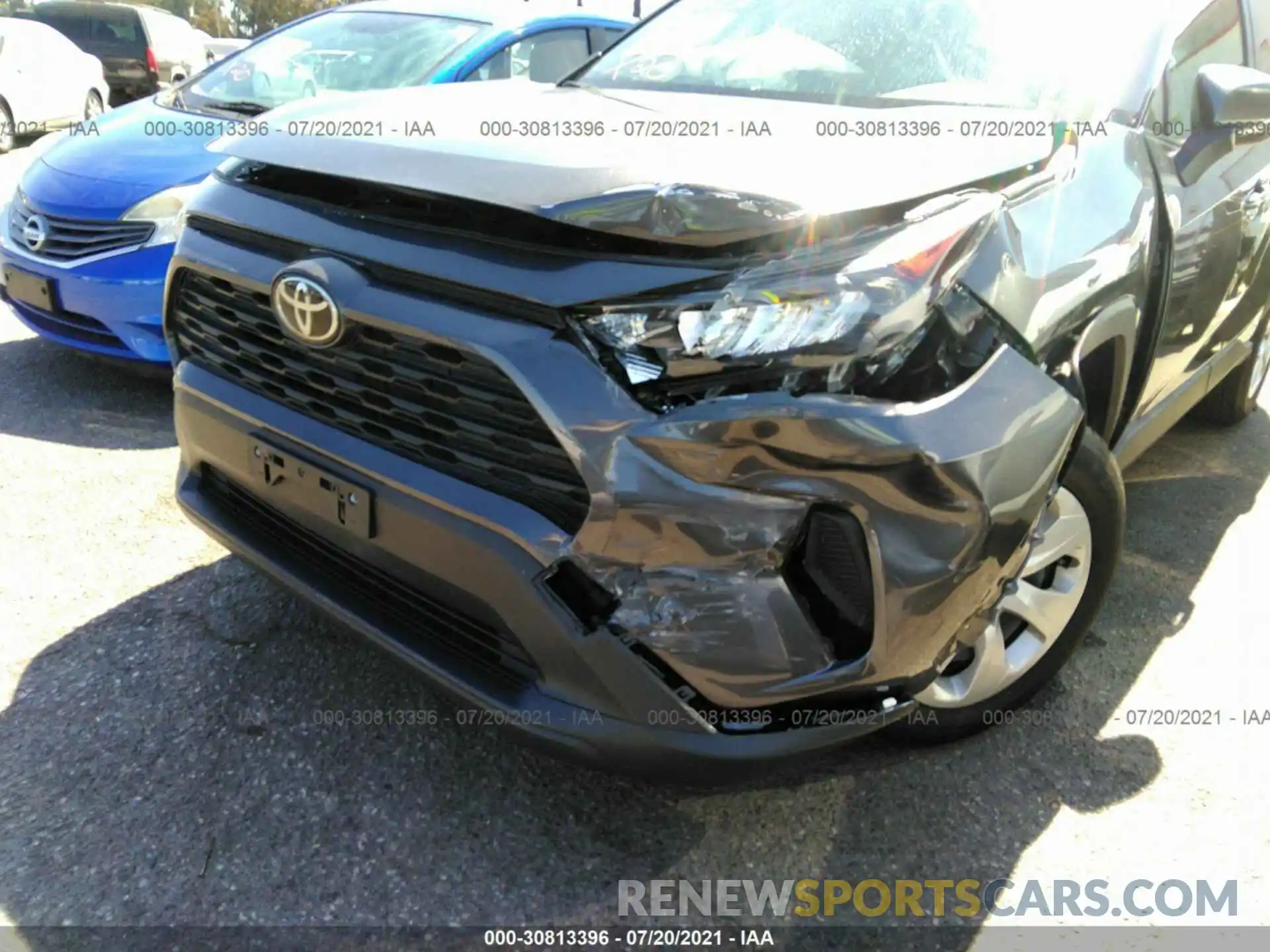 6 Photograph of a damaged car JTMK1RFV0KJ010084 TOYOTA RAV4 2019