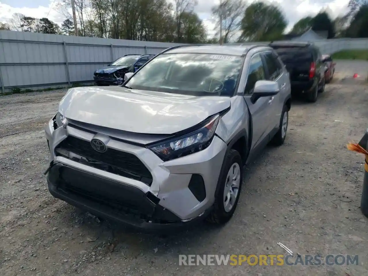 2 Photograph of a damaged car JTMK1RFV0KJ012174 TOYOTA RAV4 2019