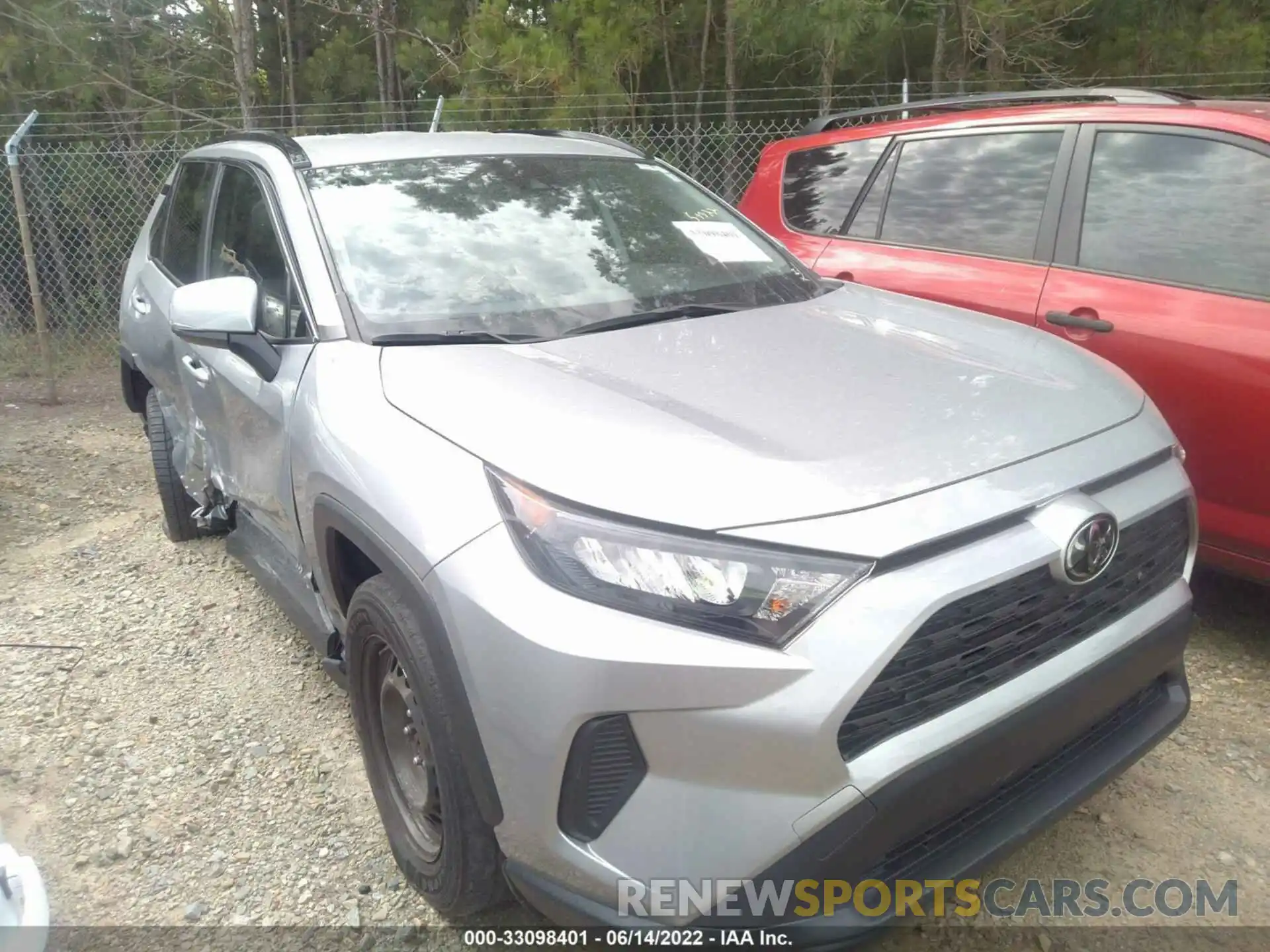 1 Photograph of a damaged car JTMK1RFV1KD006379 TOYOTA RAV4 2019