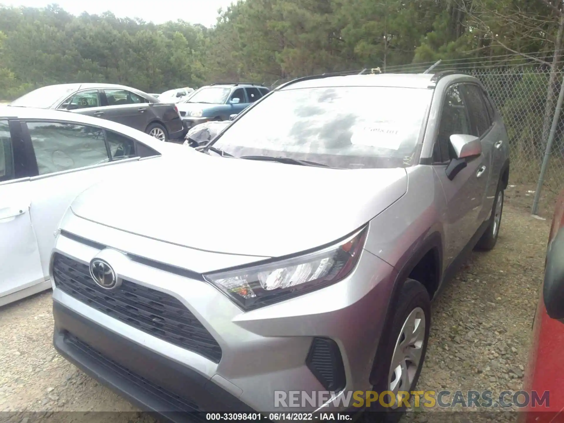 2 Фотография поврежденного автомобиля JTMK1RFV1KD006379 TOYOTA RAV4 2019