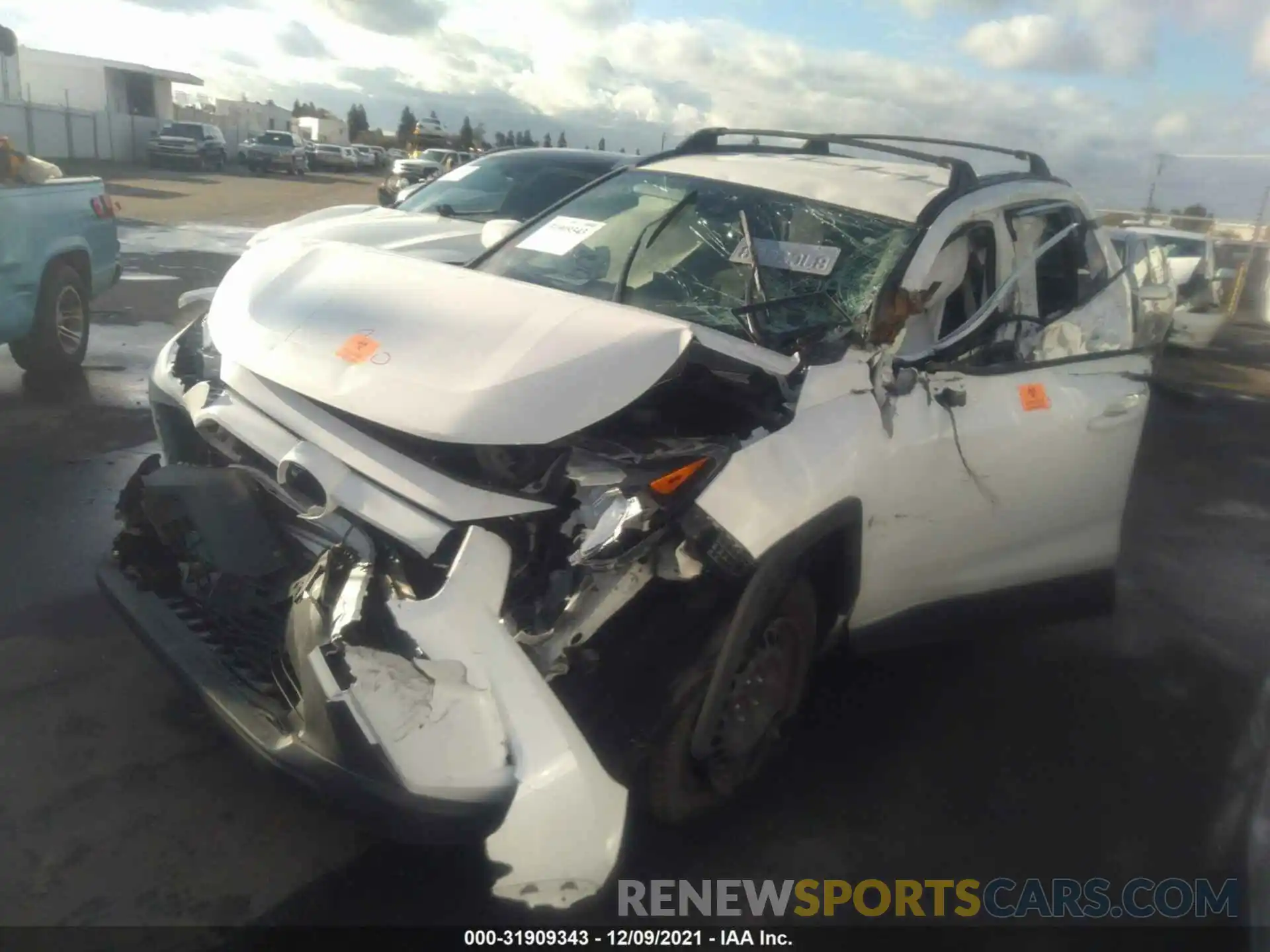 2 Photograph of a damaged car JTMK1RFV1KD009685 TOYOTA RAV4 2019