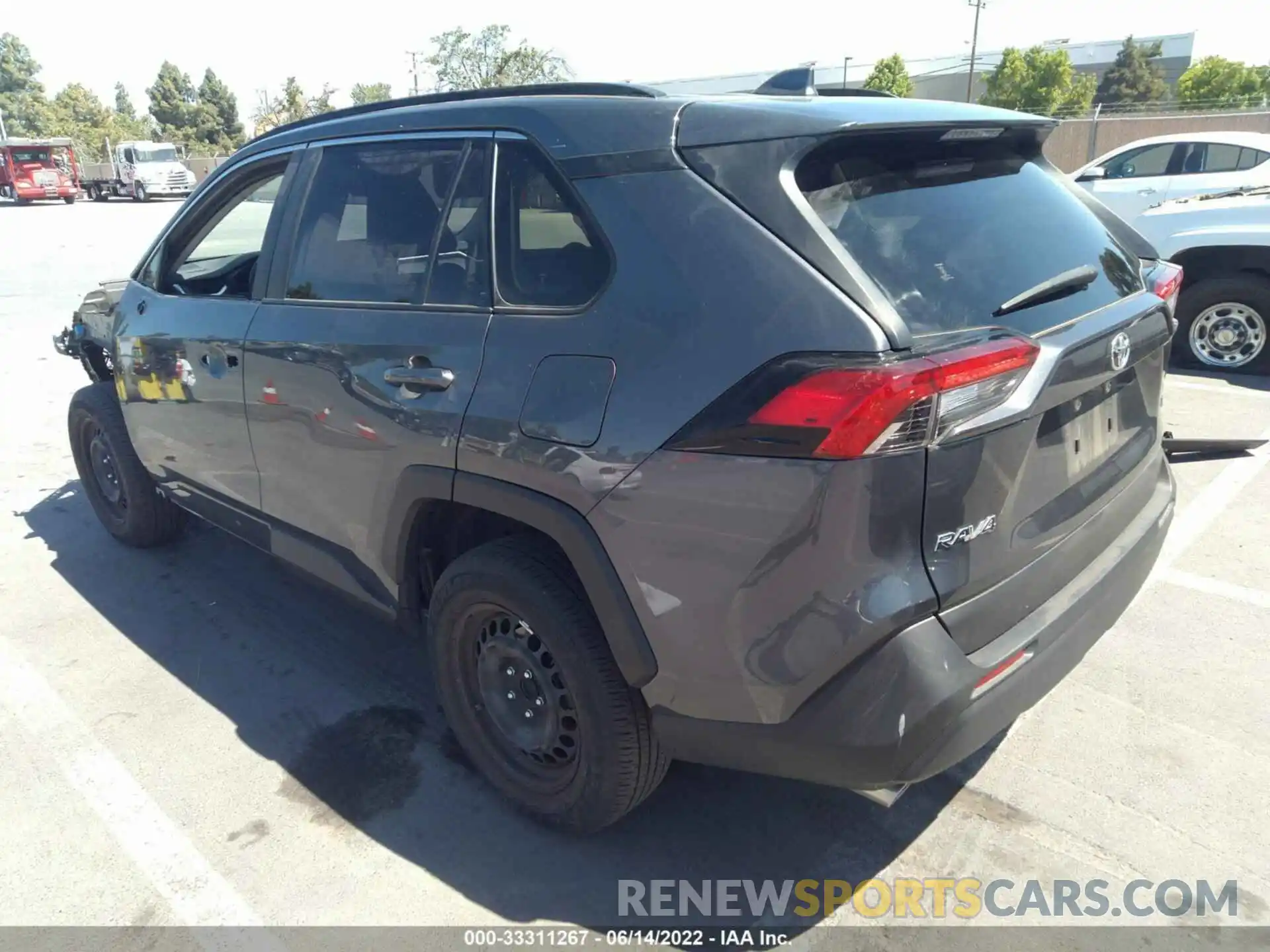 3 Фотография поврежденного автомобиля JTMK1RFV1KD009704 TOYOTA RAV4 2019