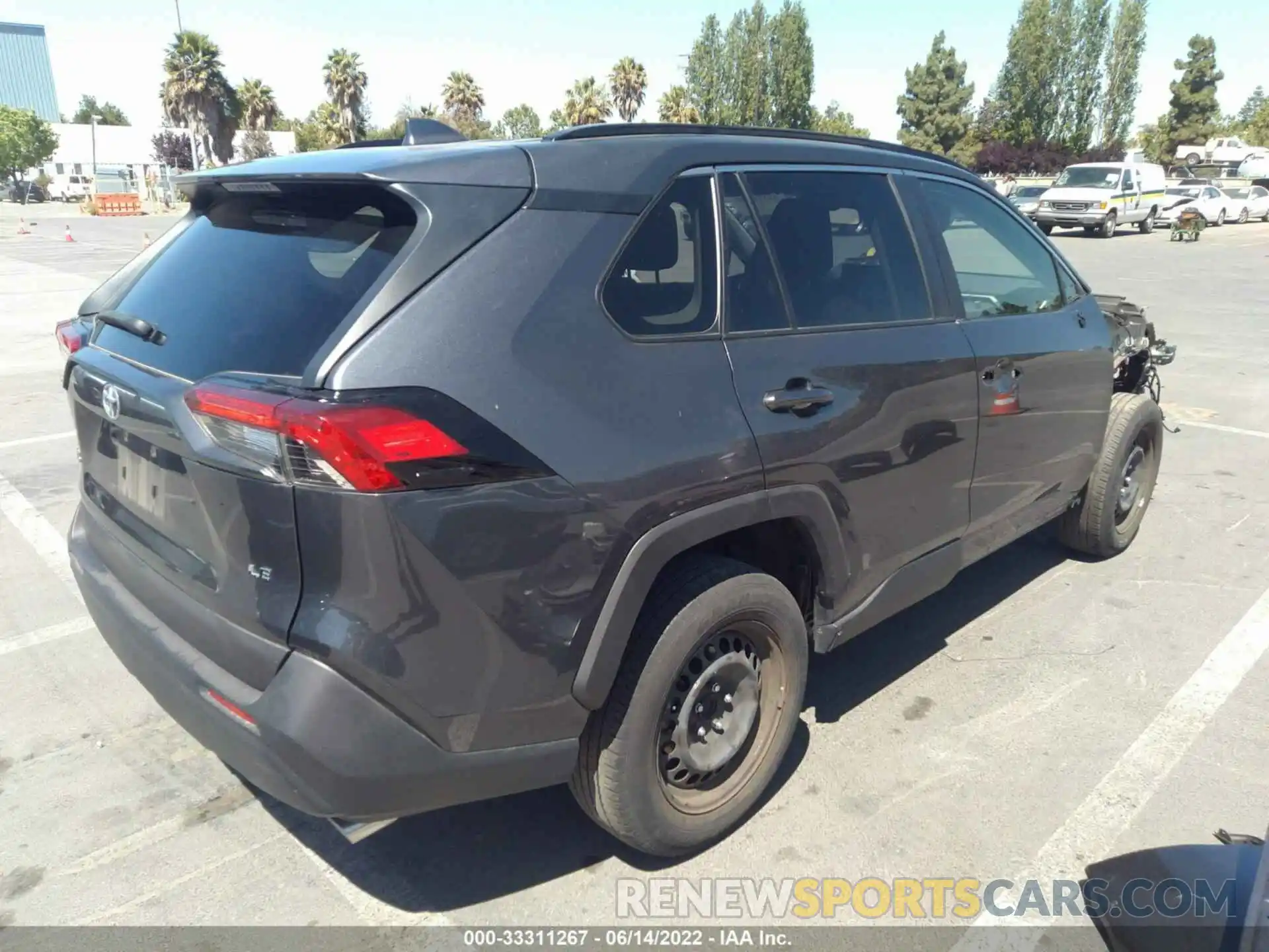 4 Photograph of a damaged car JTMK1RFV1KD009704 TOYOTA RAV4 2019