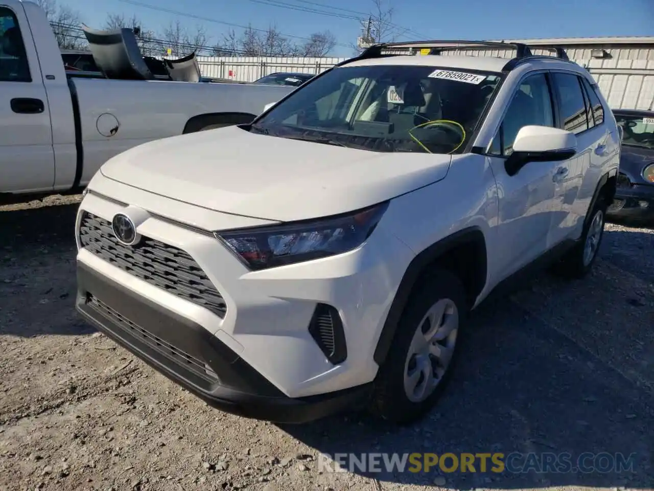 2 Photograph of a damaged car JTMK1RFV1KD013364 TOYOTA RAV4 2019