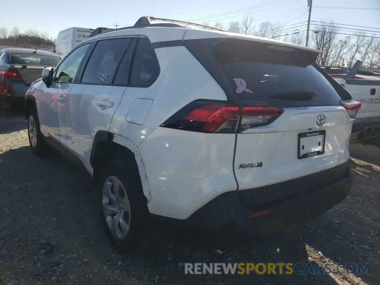 3 Photograph of a damaged car JTMK1RFV1KD013364 TOYOTA RAV4 2019