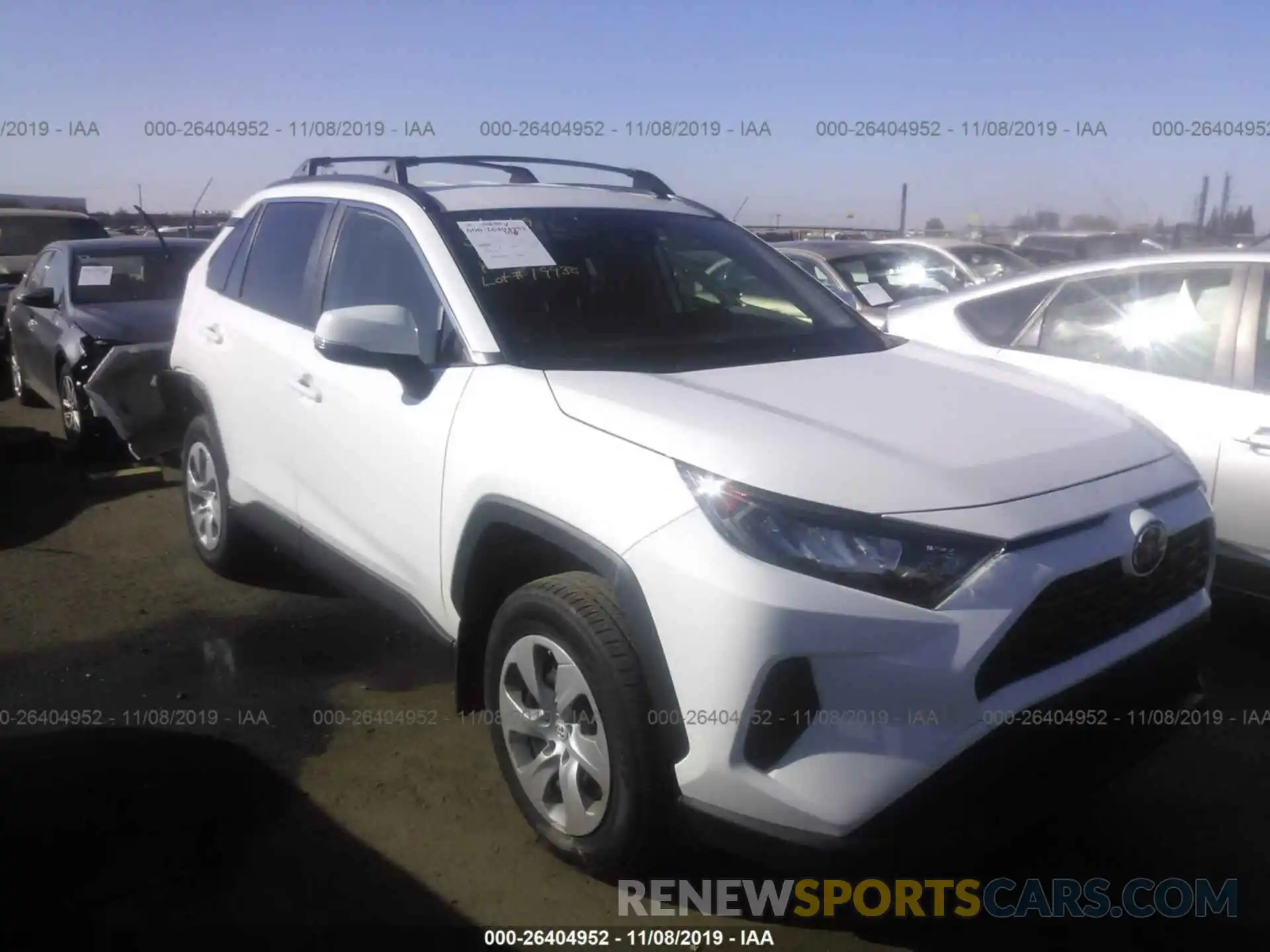 1 Photograph of a damaged car JTMK1RFV1KD033775 TOYOTA RAV4 2019