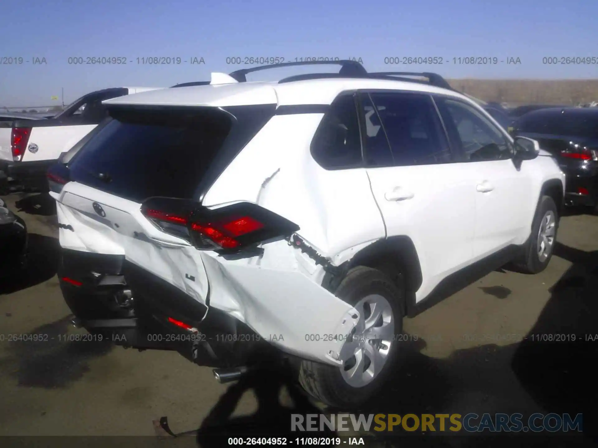 4 Photograph of a damaged car JTMK1RFV1KD033775 TOYOTA RAV4 2019