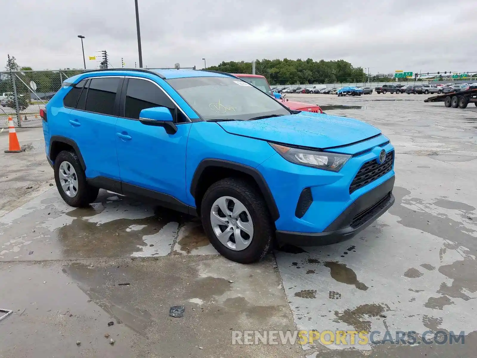 1 Photograph of a damaged car JTMK1RFV1KD034277 TOYOTA RAV4 2019