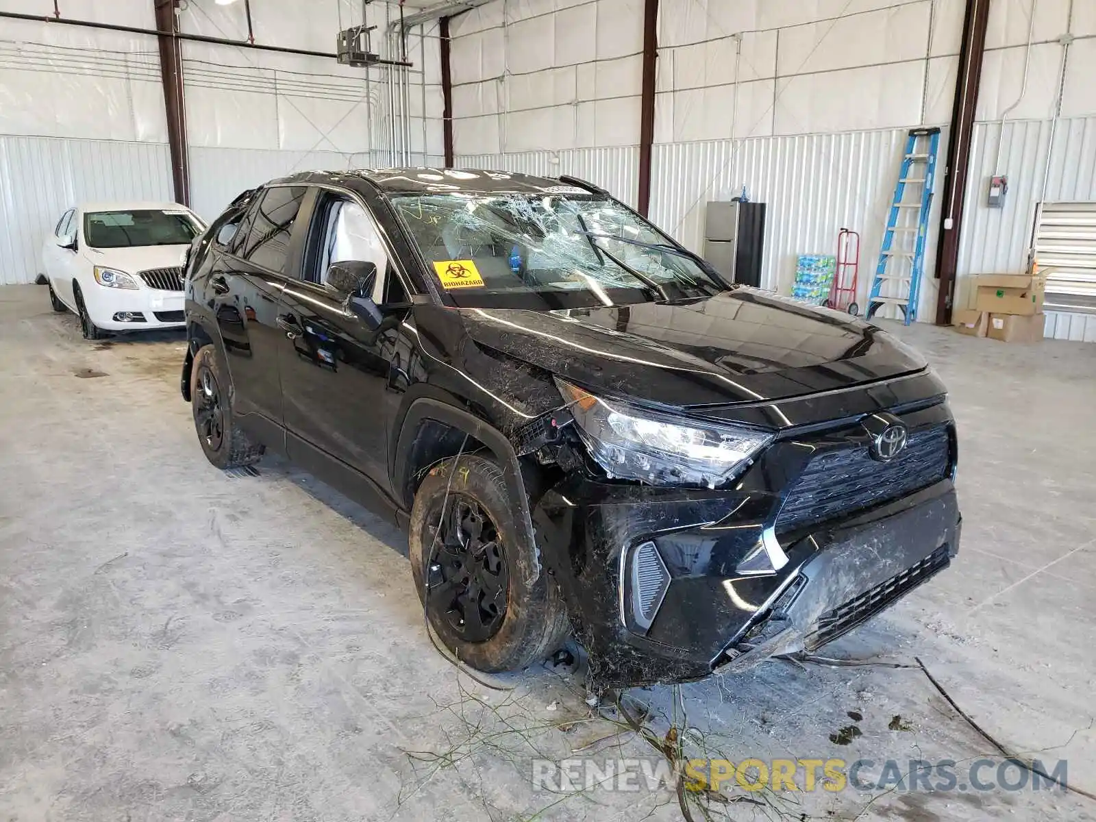 1 Photograph of a damaged car JTMK1RFV1KD041987 TOYOTA RAV4 2019