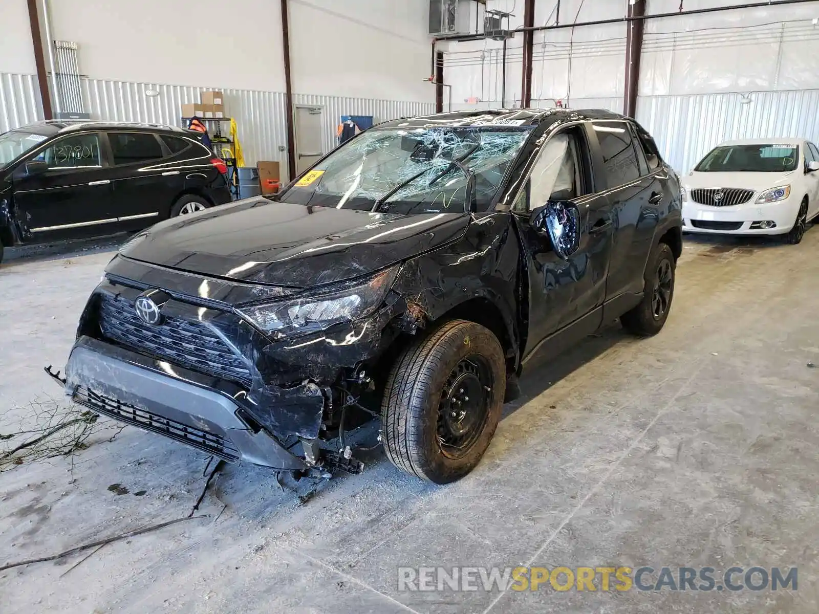 2 Photograph of a damaged car JTMK1RFV1KD041987 TOYOTA RAV4 2019