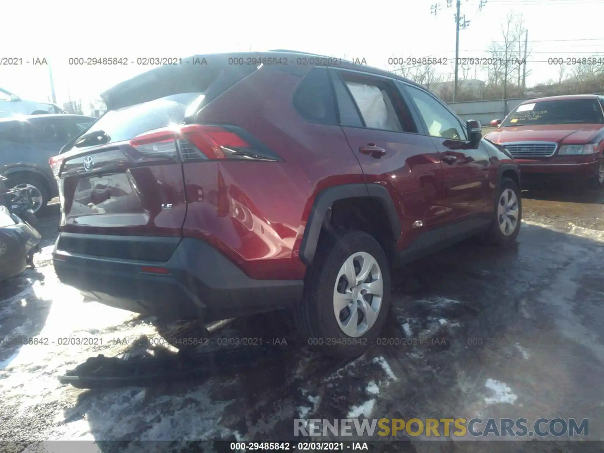 4 Фотография поврежденного автомобиля JTMK1RFV1KD510740 TOYOTA RAV4 2019