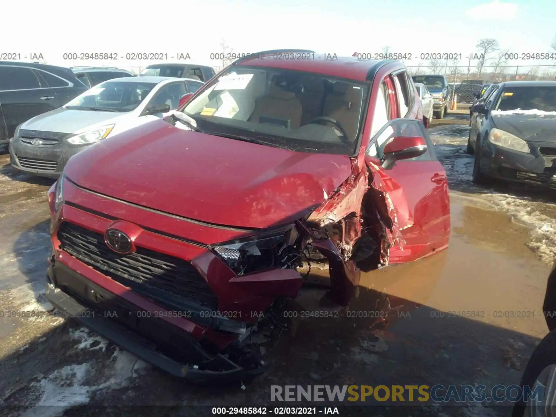 6 Photograph of a damaged car JTMK1RFV1KD510740 TOYOTA RAV4 2019