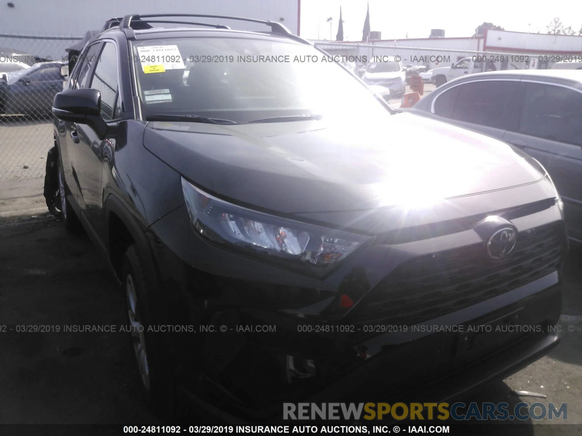 1 Photograph of a damaged car JTMK1RFV2KD004902 TOYOTA RAV4 2019