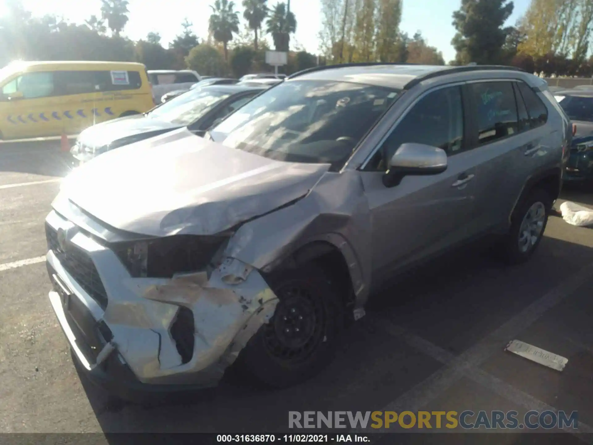 2 Photograph of a damaged car JTMK1RFV2KD013017 TOYOTA RAV4 2019