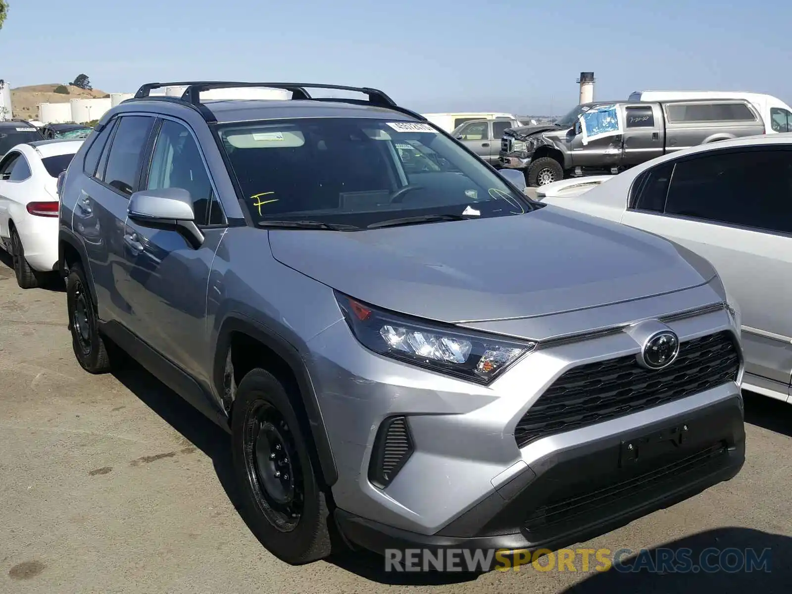 1 Photograph of a damaged car JTMK1RFV2KD017813 TOYOTA RAV4 2019