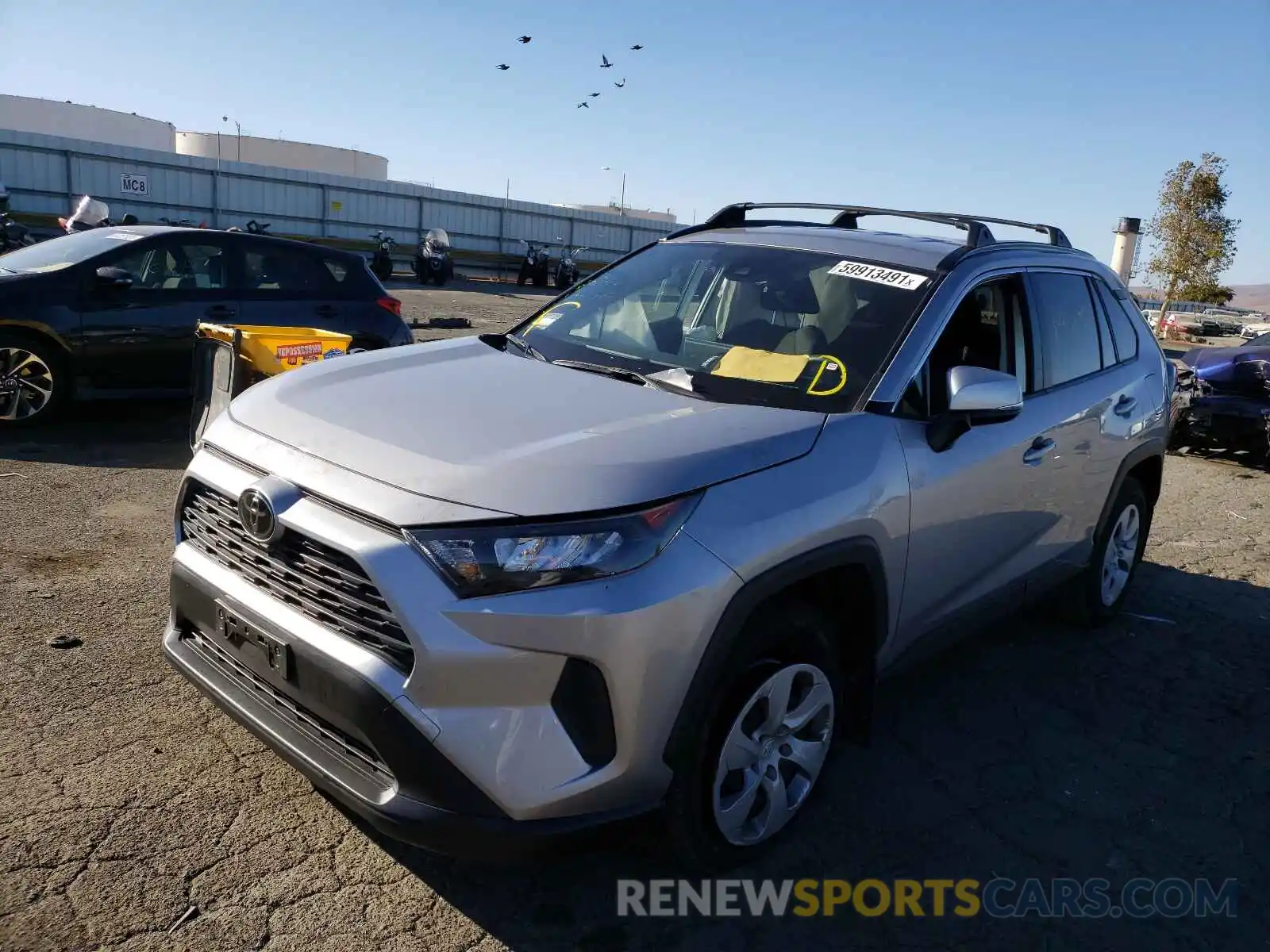 2 Фотография поврежденного автомобиля JTMK1RFV2KD028634 TOYOTA RAV4 2019