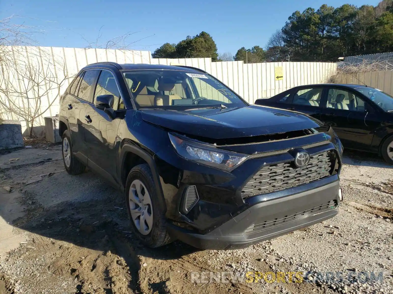 1 Photograph of a damaged car JTMK1RFV2KD029167 TOYOTA RAV4 2019