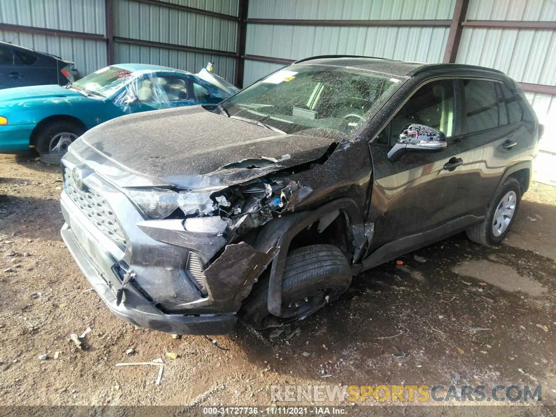 2 Photograph of a damaged car JTMK1RFV2KD038953 TOYOTA RAV4 2019