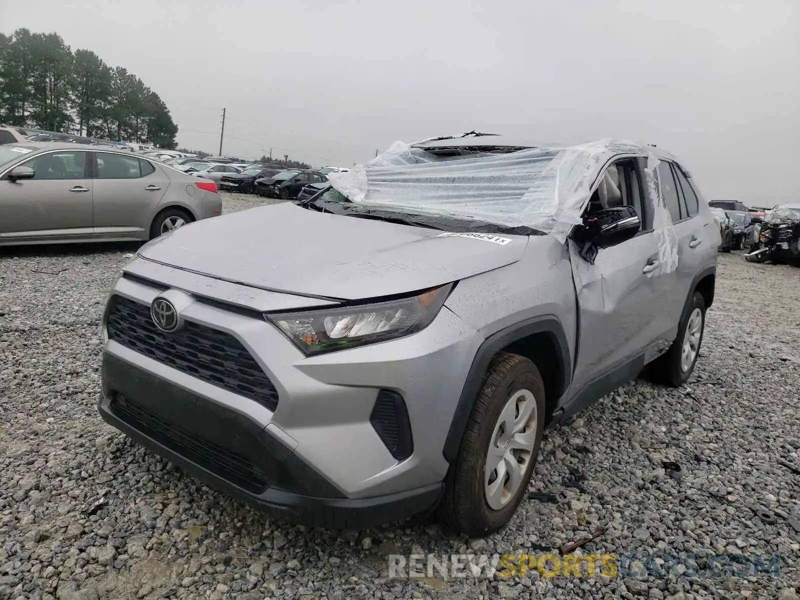 2 Photograph of a damaged car JTMK1RFV2KD039570 TOYOTA RAV4 2019