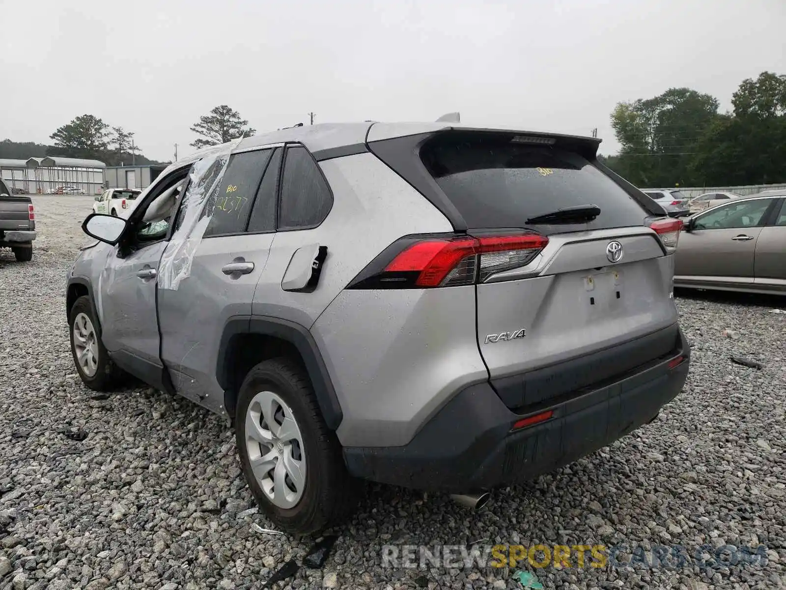 3 Фотография поврежденного автомобиля JTMK1RFV2KD039570 TOYOTA RAV4 2019