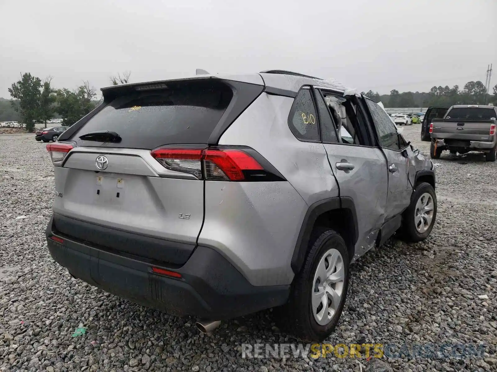 4 Фотография поврежденного автомобиля JTMK1RFV2KD039570 TOYOTA RAV4 2019