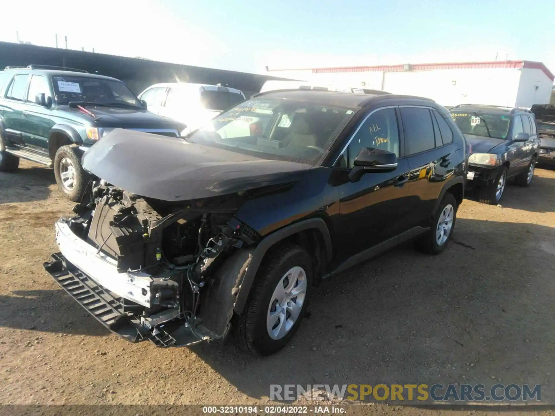 2 Photograph of a damaged car JTMK1RFV2KD514537 TOYOTA RAV4 2019