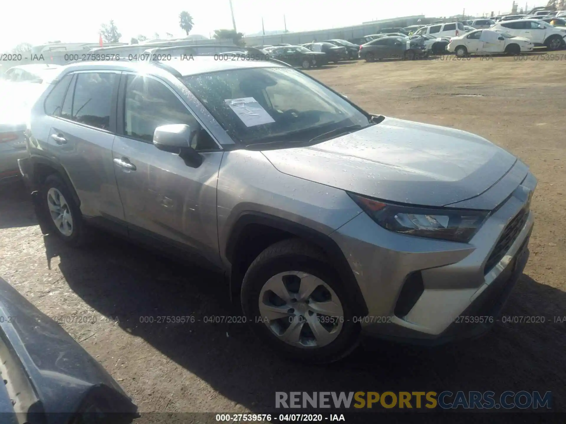 1 Photograph of a damaged car JTMK1RFV2KJ002150 TOYOTA RAV4 2019