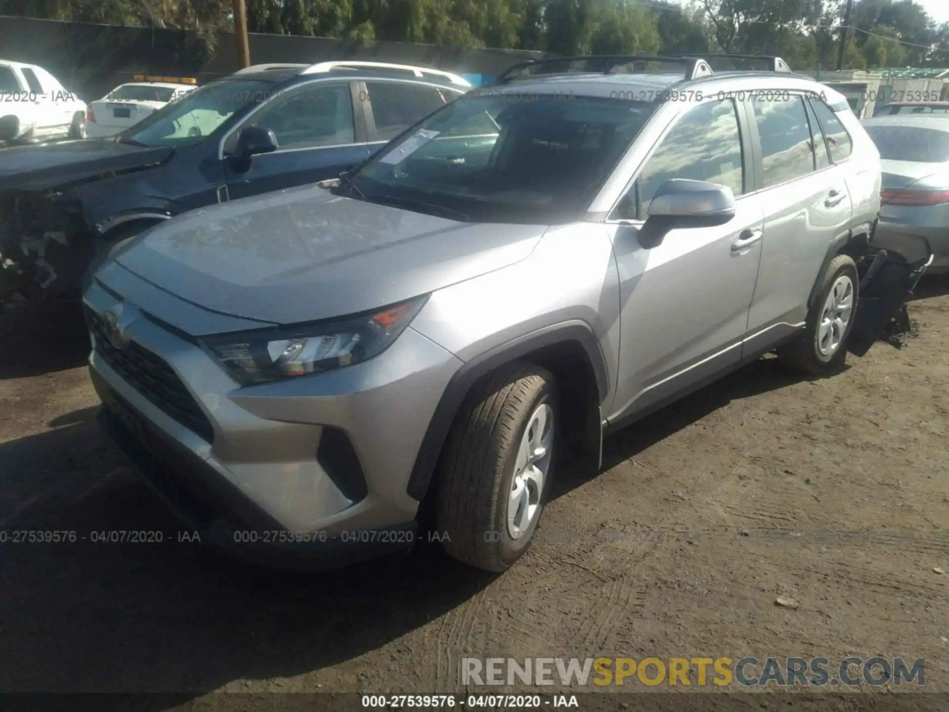 2 Photograph of a damaged car JTMK1RFV2KJ002150 TOYOTA RAV4 2019