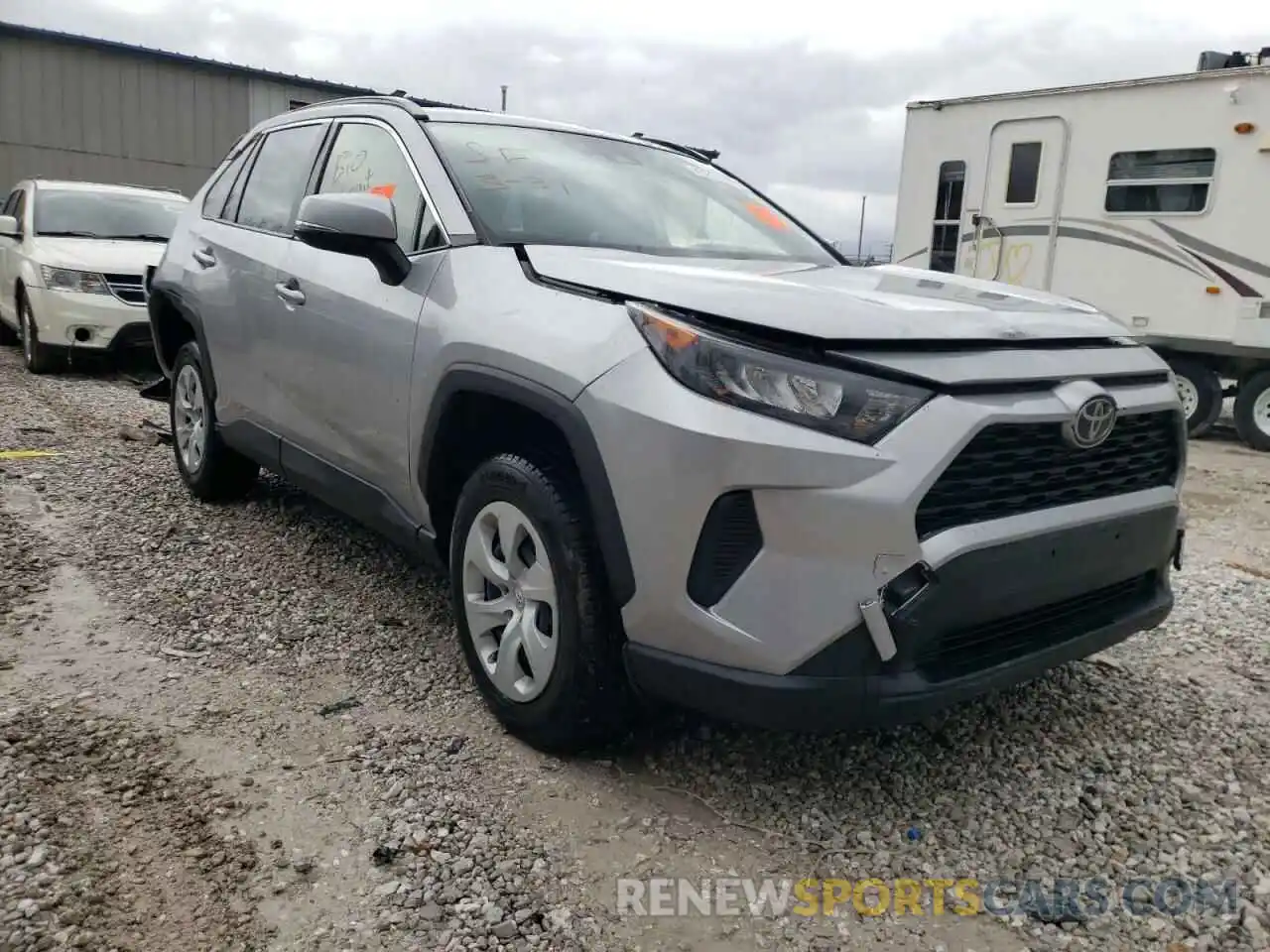 1 Photograph of a damaged car JTMK1RFV2KJ003198 TOYOTA RAV4 2019