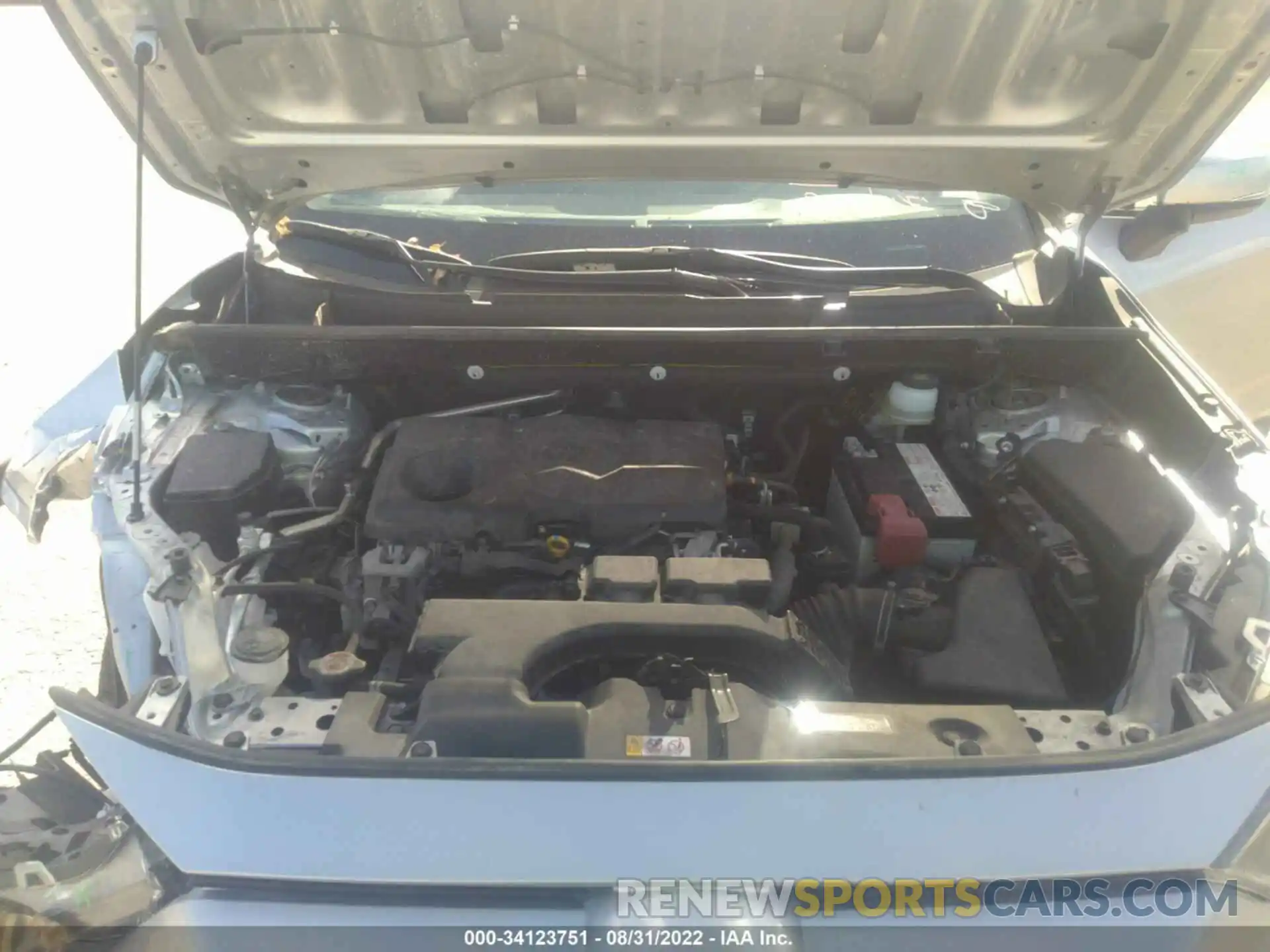 10 Photograph of a damaged car JTMK1RFV2KJ009177 TOYOTA RAV4 2019