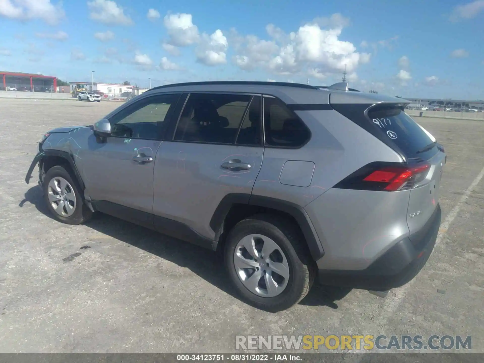 3 Photograph of a damaged car JTMK1RFV2KJ009177 TOYOTA RAV4 2019