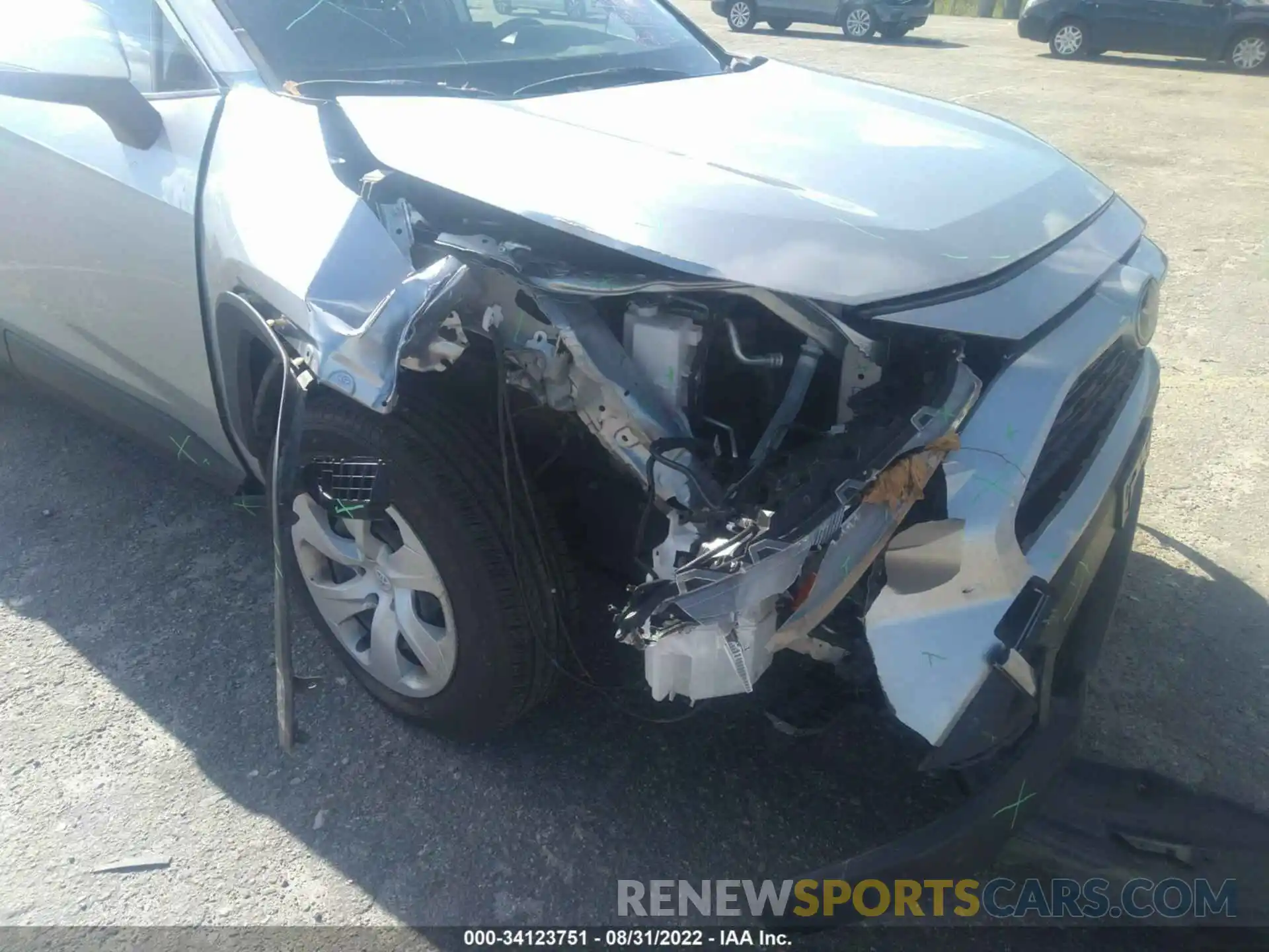 6 Photograph of a damaged car JTMK1RFV2KJ009177 TOYOTA RAV4 2019