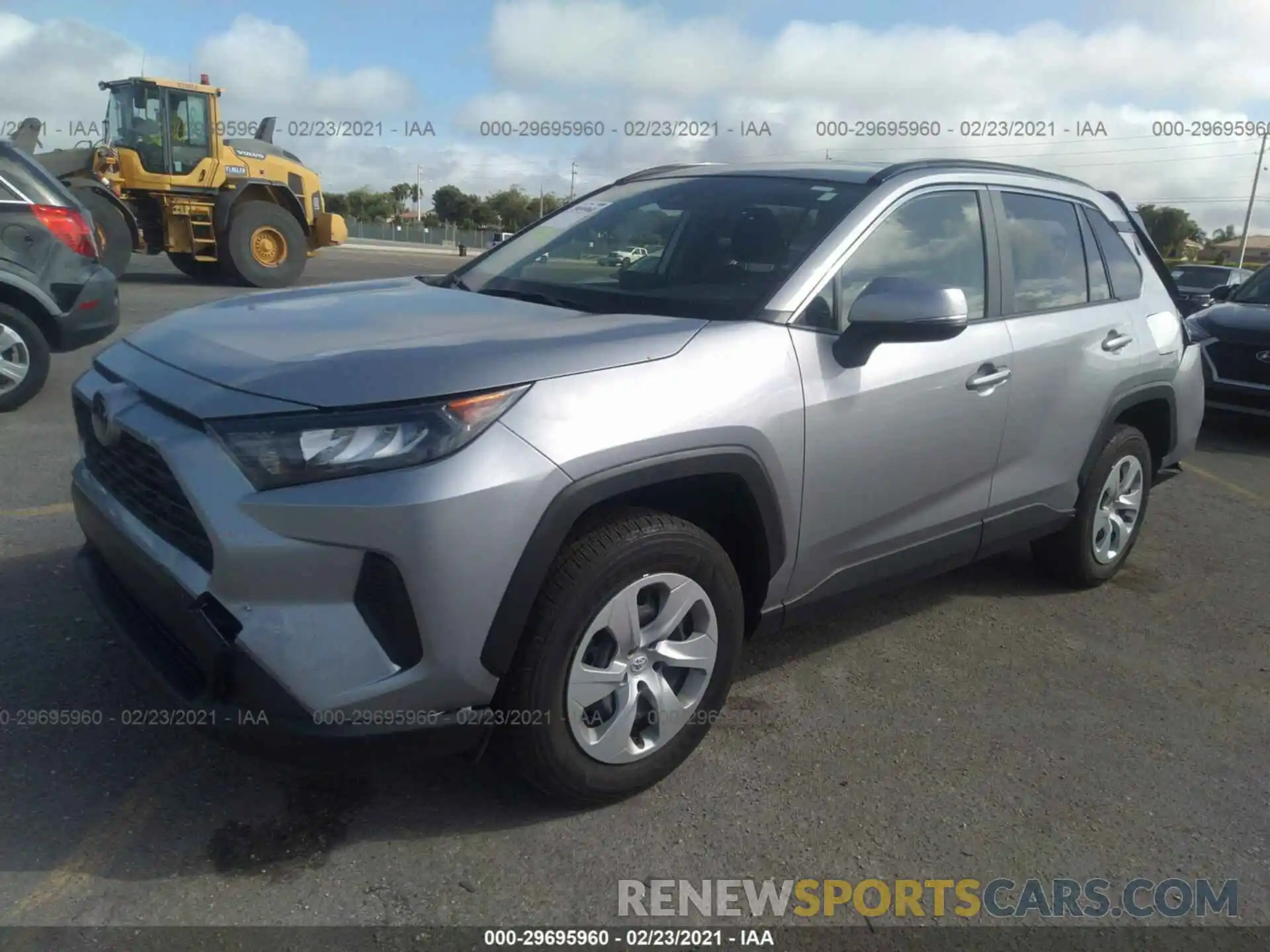 2 Photograph of a damaged car JTMK1RFV3KD008361 TOYOTA RAV4 2019